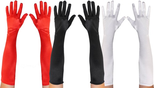 Ladies long gloves elbow - long,