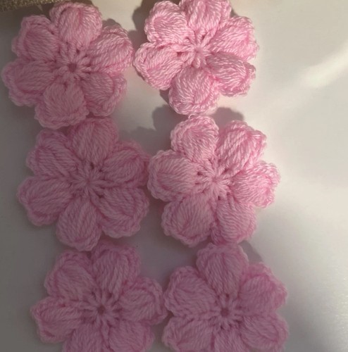 Set 6 handmade crochet - of,