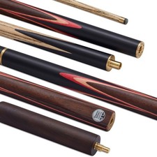 POWERGLIDE HAMPTON 3/4 JOINTED SNOOKER CUE IN VARIOUS WEIGHTS 9.5mm TIP