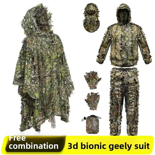 4pcs camouflage ghillie suit - 4pcs,