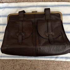 Toast Brown Leather Handbag