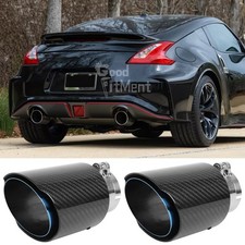 2Pcs 2.5" In 3.5" Out Carbon