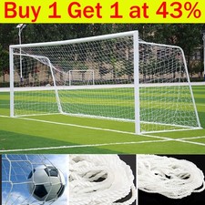 White Football Goal Nets