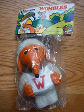 Vintage Womble 1974 Combex Filmfair Squeaky Toy PVC Figure RARE Original Package