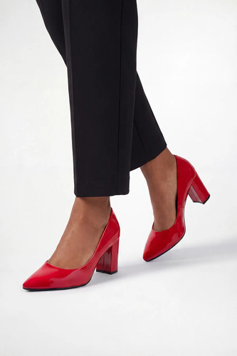 Wallis red court shoes womens - wallis,