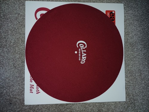 Collaro red record mat - collaro,