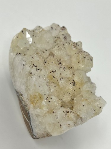 Snowy citrine crystal natural - snowy,