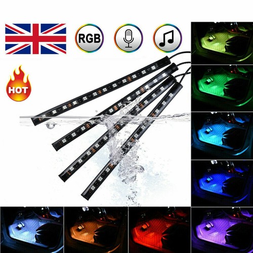 Car interior footwell led - car,