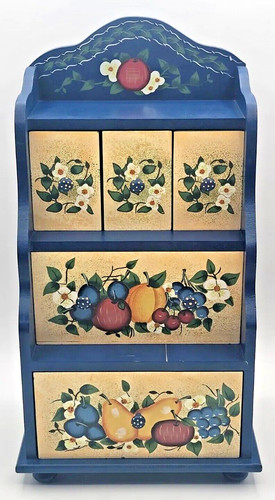 Wood curio cabinet footed with - wood,