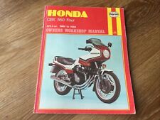 Honda CBX 550 Four Haynes Genuine Owners Workshop Manual 572.5cc 1982 To 1984