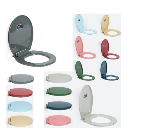 Soft close toilet seat - close,