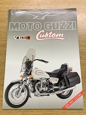 MOTO GUZZI V65C CUSTOM MOTORCYCLE SALES BROCHURE-MOTOR BIKE