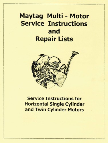 Maytag multimotor service book - multimotor,