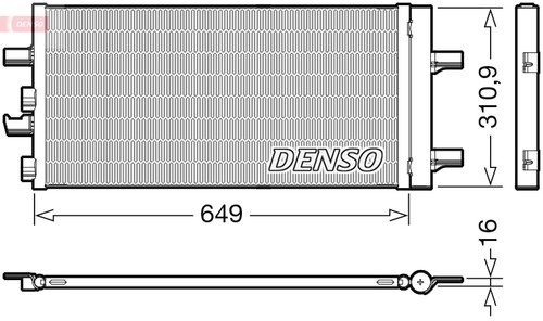 Condenser fits bmw 1 - fits,