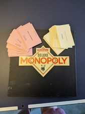 Monopoly deluxe Houses, Hotels, Money and Game Pieces 1995