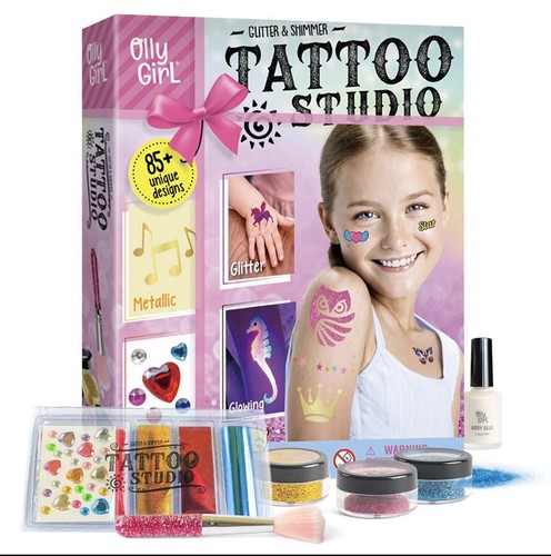 Shimmering glitter tattoo - shimmering,