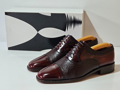 Boxed moreschi italy burgundy - italy,