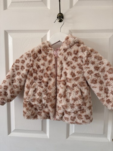 Girls leopard print faux - girls,