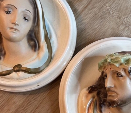 Vintage sacred heart - vintage, &