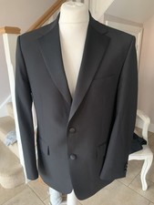 M & S Tailoring Men's 3 Piece Tuxedo Dinner Suit Chest 40" W36" Wool Blend