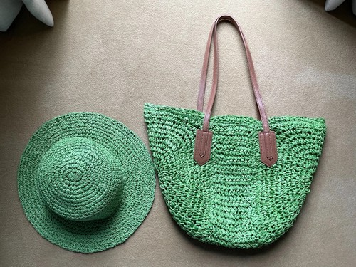 Summer beach lady - lady's, green