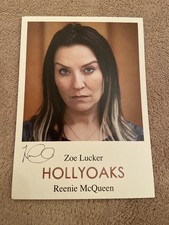 ZOE LUCKER    (HOLLYOAKS) PRESIGNED CAST CARD