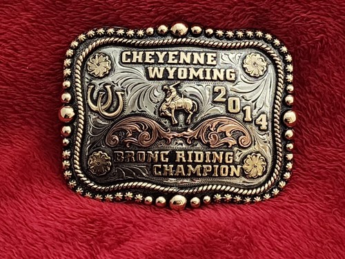 Champion bronc riding trophy - bronc,
