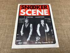 SNOOKER SCENE JULY 1982 EDITION MAGAZINE-STEVE DAVIS & JOHN PARROT