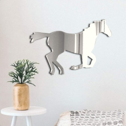 Horse trotting mirror - horse,
