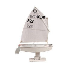 Youngmodeler Hobby Wooden Model Kits Optimist Dinghy - Build Your Own Mini Yacht