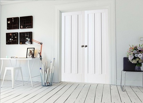 White aston french doors - aston,