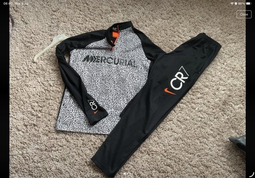 Boys nike cr7 tracksuit dri - boys,