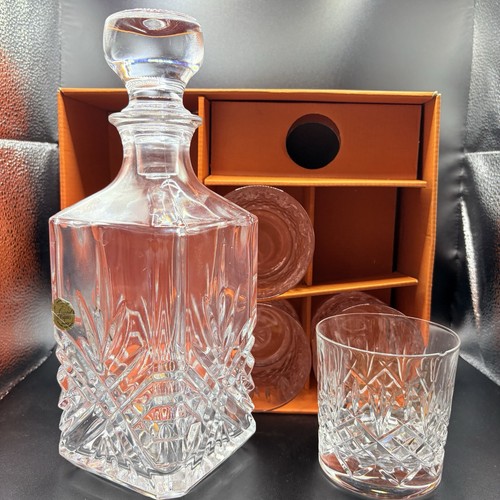Vintage crystal decanter - vintage,