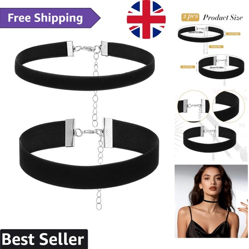Versatile black velvet choker - versatile,