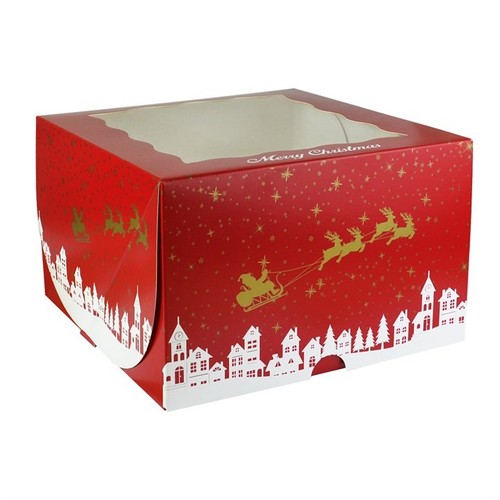 Christmas cake boxes - cake,