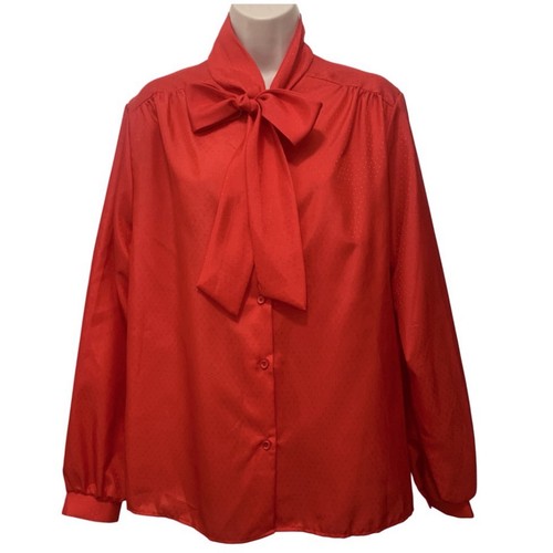 Vintage pussy bow blouse - vintage,