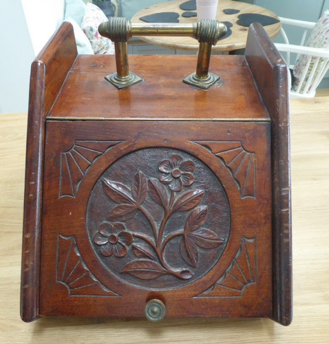 Antique decorative wooden coal - antique,