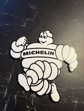 MICHELIN BIBENDUM ON WOOD