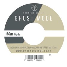 WYCHWOOD GHOST MODE FLUOROCARBON FLY FISHING TIPPET LINE - 50M SPOOL