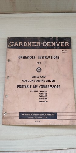 Gardner denver operating - gardner,