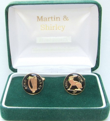 1963 old irish cufflinks - 1963,