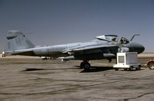 Original aircraft slide - A-6E Intruder - USMC 151591 / VK-08 VMA-AW-121, 1984