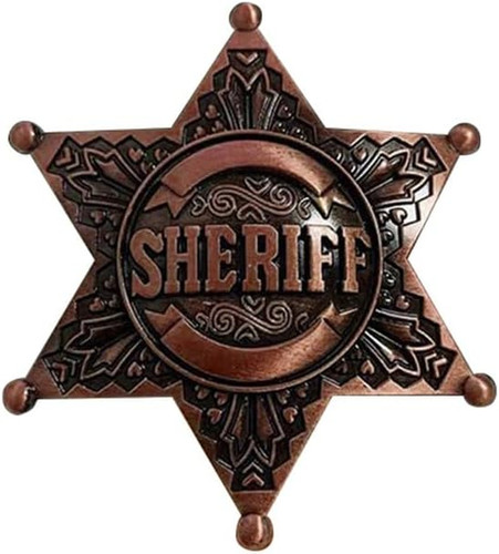 Sheriff badge star pin cowboy - sheriff,