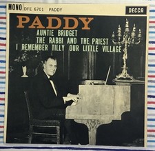 PADDY ROBERTS, Paddy, 1961, UK 4-track, 7" vinyl single EP, Decca,