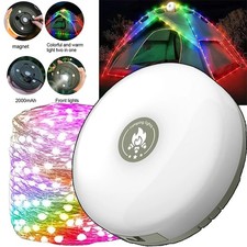 10M Portable Camping String Lights Outdoor Waterproof Stowable String Light UK