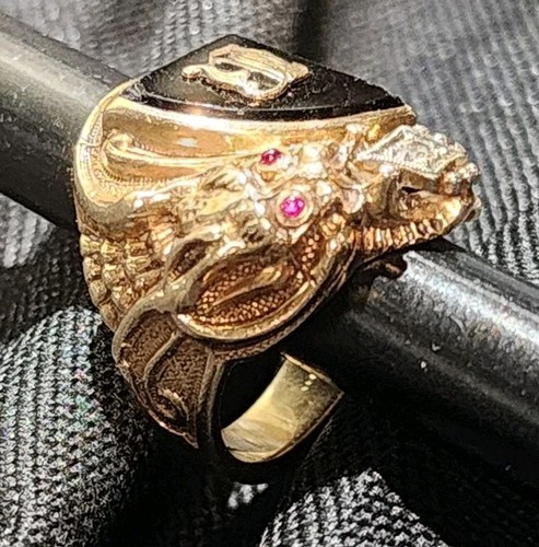 Mens vtg gothic 10k - vtg, gold