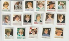 Diana Princess of Wales 21st Birthday Mint Stamps.