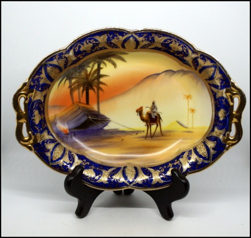 1920s noritake desert scene - noritake,