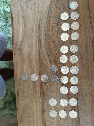50p coin job lot - uk, beatrix