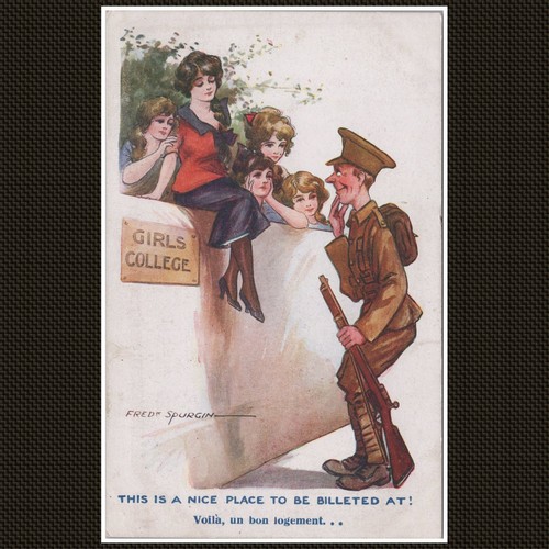 Girls college soldier humour - soldier,